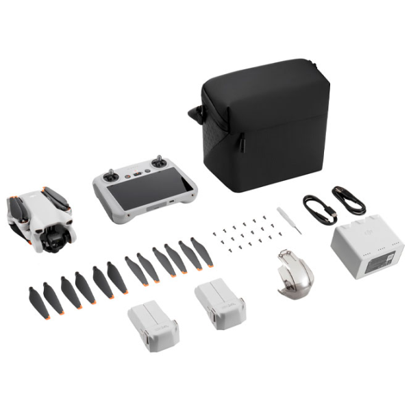 Dronă DJI Mini 3 Fly More Combo Personal 57.6 km/h Light Gray photo 6