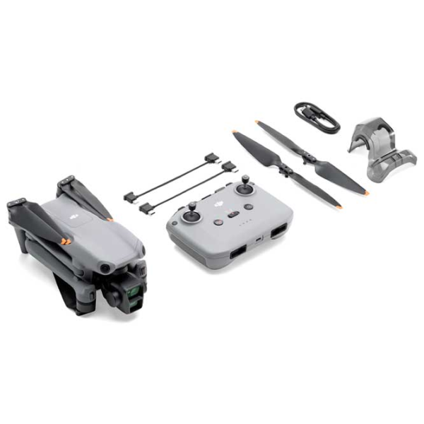 Dronă DJI Air 3 Fly More Combo (DJI RC-N2) Profesional 75.6 km/h Gray photo 4