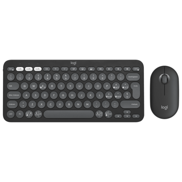 Tastatura & Mouse Logitech Pebble 2 Combo 920-012233 English / Graphite photo 1
