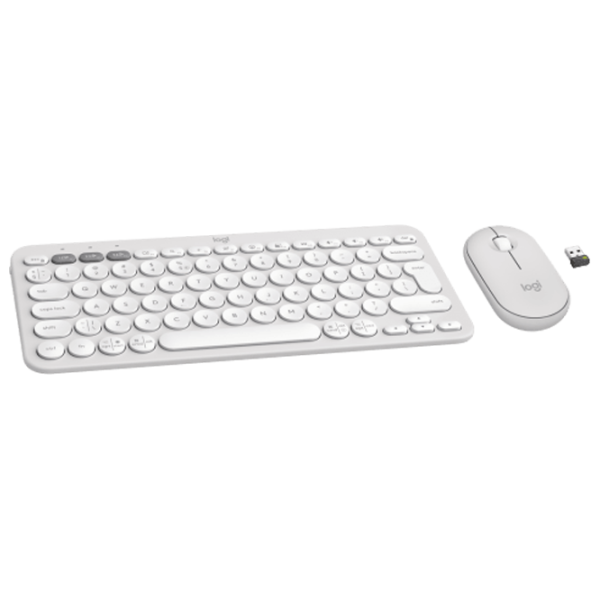 Tastatura & Mouse Logitech Pebble 2 Combo 920-012240 English / White photo 2