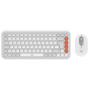 photo Tastatura & Mouse Logitech POP ICON Wireless 920-013141 English / Orange