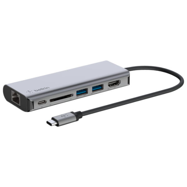 Adaptor Hub Belkin AVC008BTSGY USB Type-C / Silver photo 1