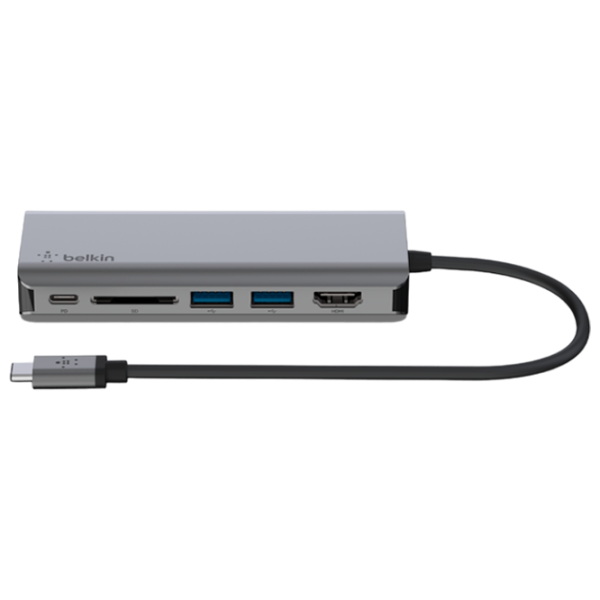 Adaptor Hub Belkin AVC008BTSGY USB Type-C / Silver photo 2