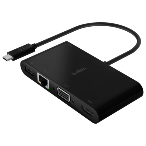Adaptor Hub Belkin AVC004BT USB Type-C / Black photo 1