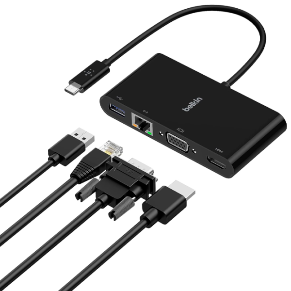 Adaptor Hub Belkin AVC004BTBK USB Type-C / Black photo 6