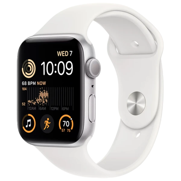 Apple Watch SE 2022 44 мм Серебристый/ Белый photo 1