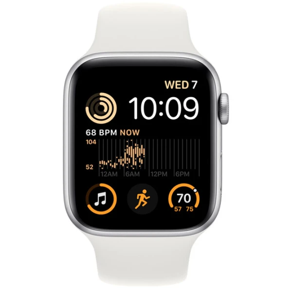 Apple Watch SE 2022 44 мм Серебристый/ Белый photo 2