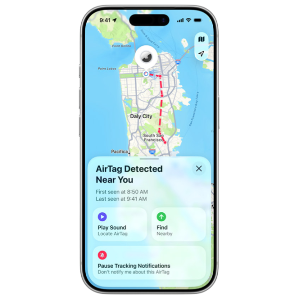 Smart Tracker Apple AirTag (1 Pack) 2026 White photo 4
