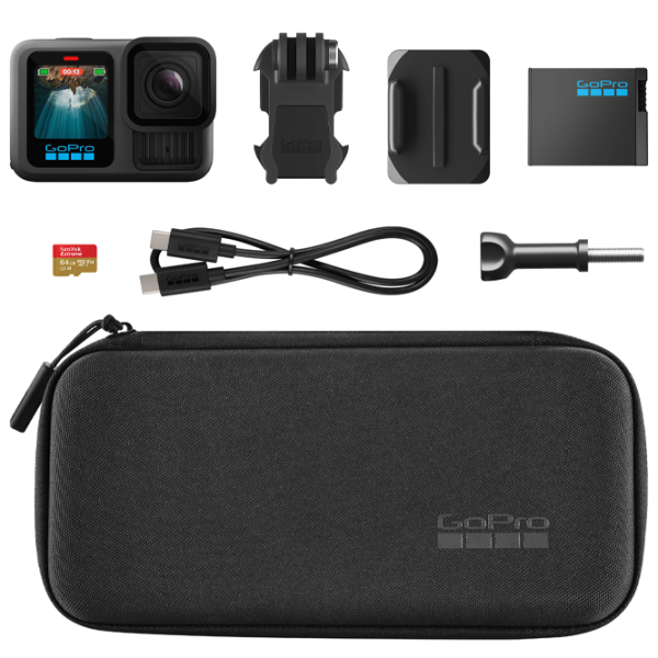 Cameră action GoPro Hero 13 Specialty Bundle 27.6 MP Black photo 10