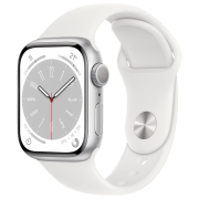 photo Apple Watch Series 8 45 мм Серебристый/ Белый