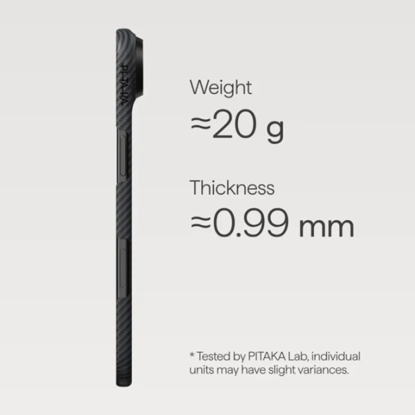 Husă pentru smartphone iPhone Air MagSafe Back / PC / Black-Gray photo 4