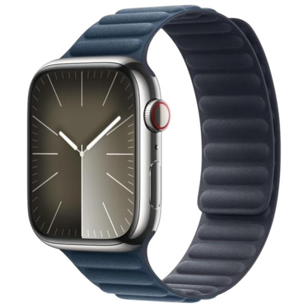 Curelușă Apple Watch Band Magnetic Link Poliester/45 mm / Blue Pacific photo 4