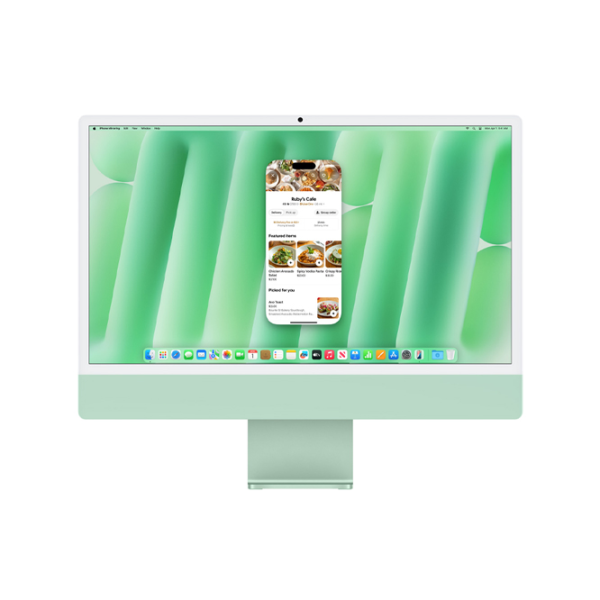 Apple iMac 2024 24" M4 16 GB 256 GB Green photo 2