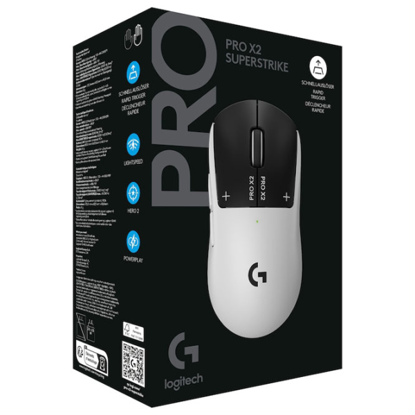 Mouse Logitech PRO X2 Superstrike HITS White photo 7