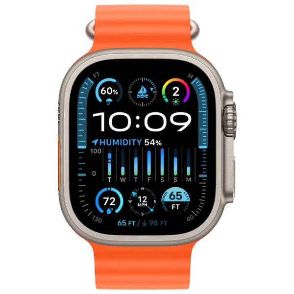 Apple Watch Ultra 2 49 мм Бежевый/ Оранжевый photo 2
