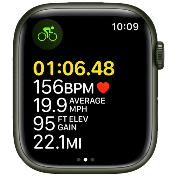 Apple Watch Series 7 45 мм Зелёный/ Clover Sport photo 3