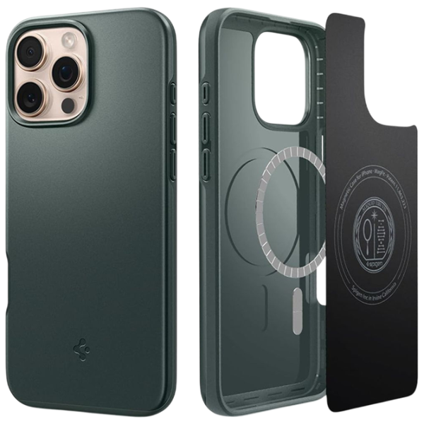 Husă pentru smartphone iPhone 16 Pro Max MagSafe Back / TPU / Green photo 6
