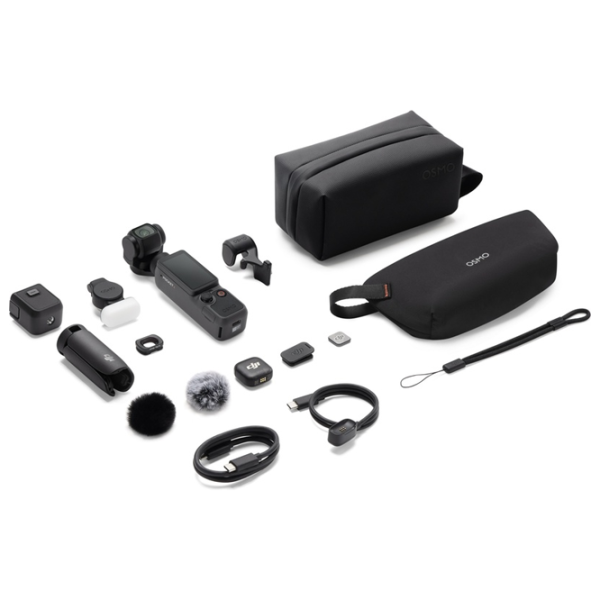 Cameră action DJI Osmo Pocket 4 Creator Combo 37 MP Black photo 2