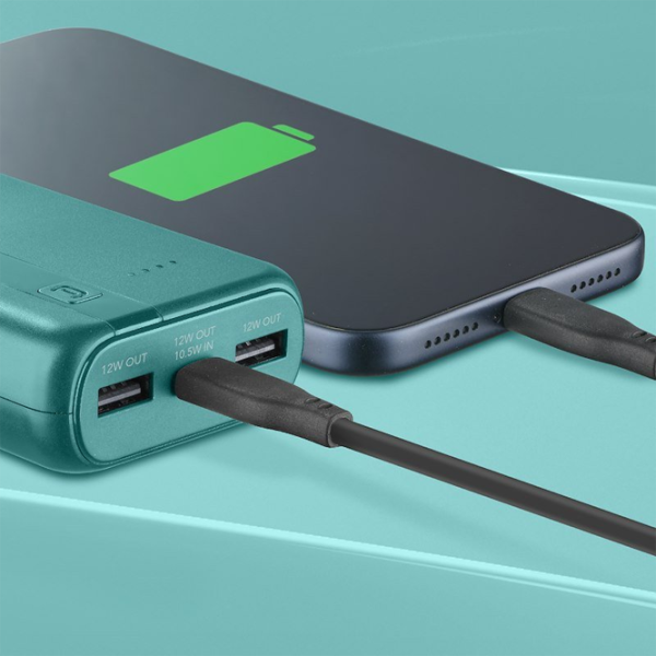 Power Bank Cellularline Essential 10000 mAh / 12 W / Blue photo 7