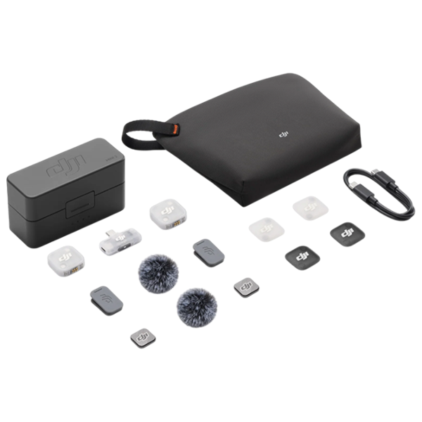 Microfon DJI Mic Mini 2 (2 TX + 1 Mobile RX + Charging Case) Black photo 12