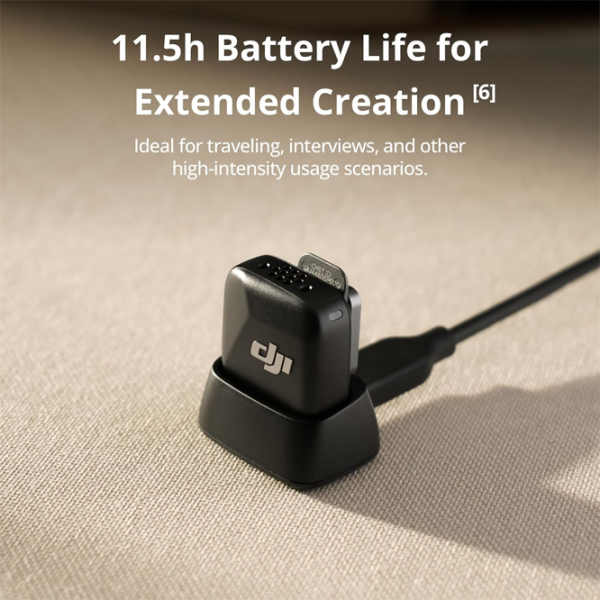 Microfon DJI Mic Mini (2TX + 1 Mobile RX) Black photo 5