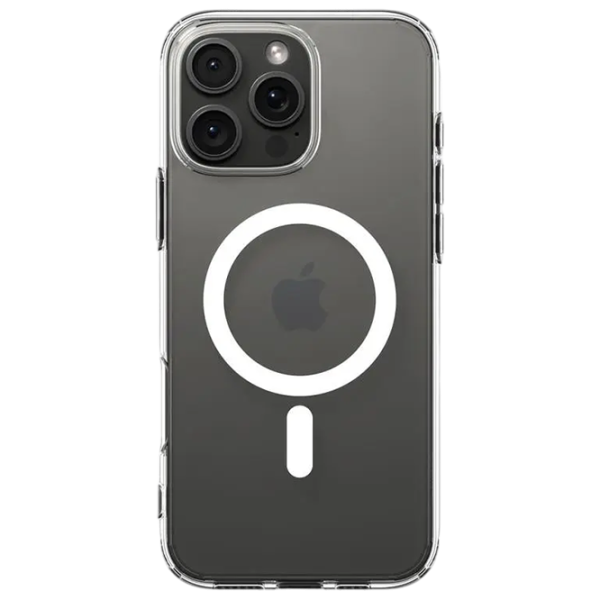 Husă pentru smartphone iPhone 16 Pro MagSafe Back / TPU / White photo 3