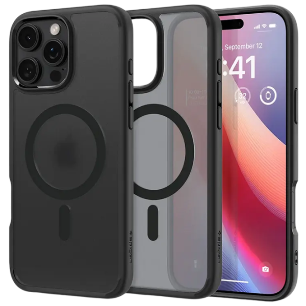 Husă pentru smartphone iPhone 16 Pro MagSafe Back / TPU / Black photo 1