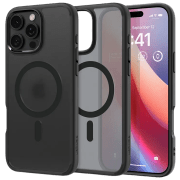 photo Husă pentru smartphone iPhone 16 Pro MagSafe Back / TPU / Black