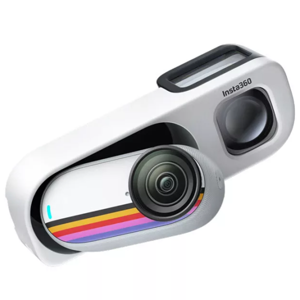 Cameră action Insta360 GO 3S Retro Bundle Special Edition 12 MP Canvas White photo 3