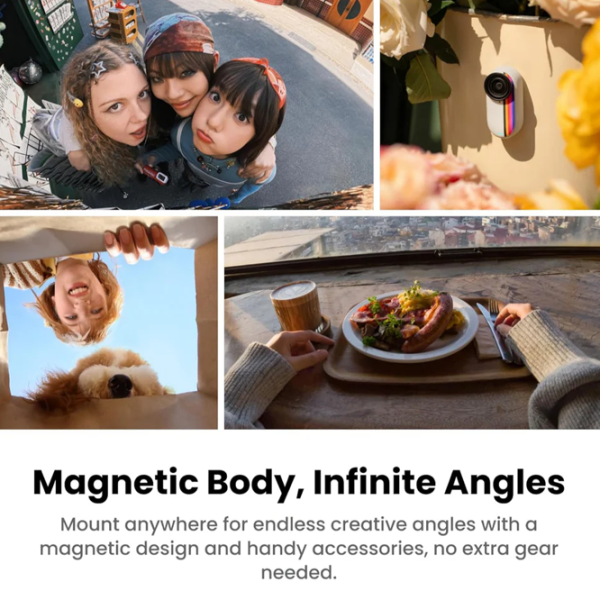 Cameră action Insta360 GO 3S Retro Bundle Special Edition 12 MP Canvas White photo 11
