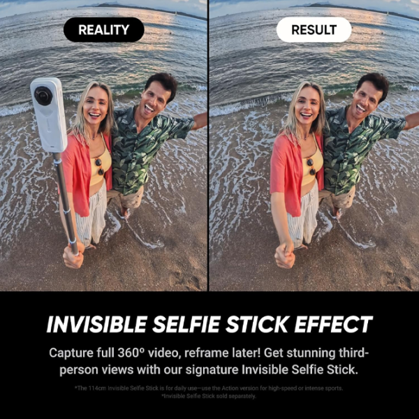 Cameră action Insta360 X5 Limited Edition 72 MP Satin White photo 9