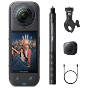 photo Cameră action Insta360 X5 Motorcycle Bundle 72 MP Black