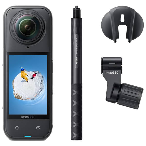 Cameră action Insta360 X5 Ski Bundle 72 MP Black photo 1