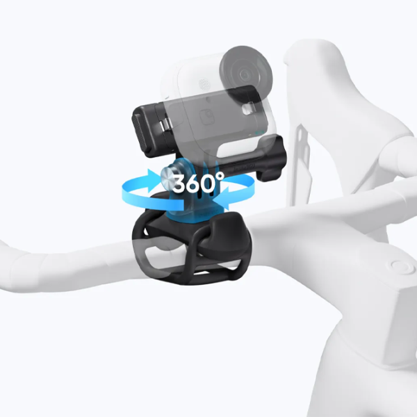 Fixator Insta360 GO Ultra Flexi Strap Mount Black photo 8