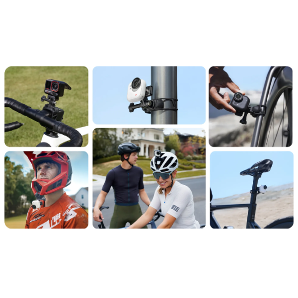 Fixator Insta360 GO Ultra Flexi Strap Mount Black photo 9