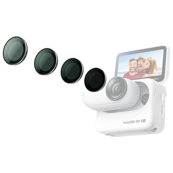 Lentilă de protecţie Insta360 GO 3S ND Filter Set Black photo 3