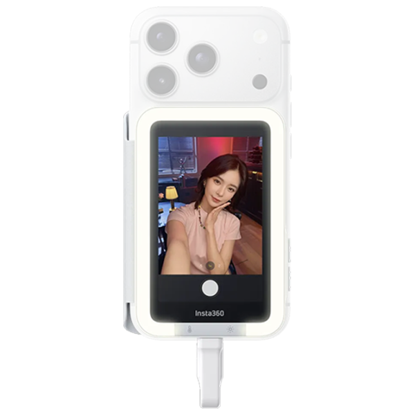 Lampa Selfie Insta360 Snap Selfie Screen with LED Light White photo 1