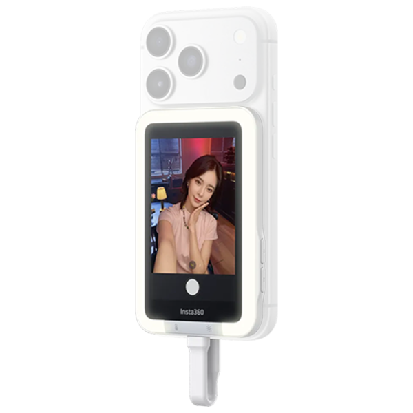 Lampa Selfie Insta360 Snap Selfie Screen with LED Light White photo 2