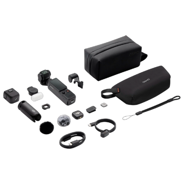 Cameră action DJI Osmo Pocket 4 Essential Combo 37 MP Black photo 2