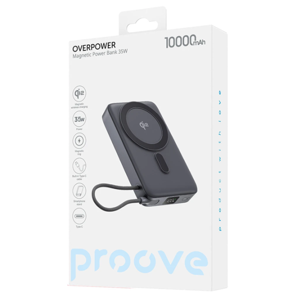 Power Bank Proove OverPower 10000 mAh / 35 W / Gray photo 8