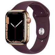 photo Apple Watch Series 7 45 mm Gold/ Dark Cherry Sport