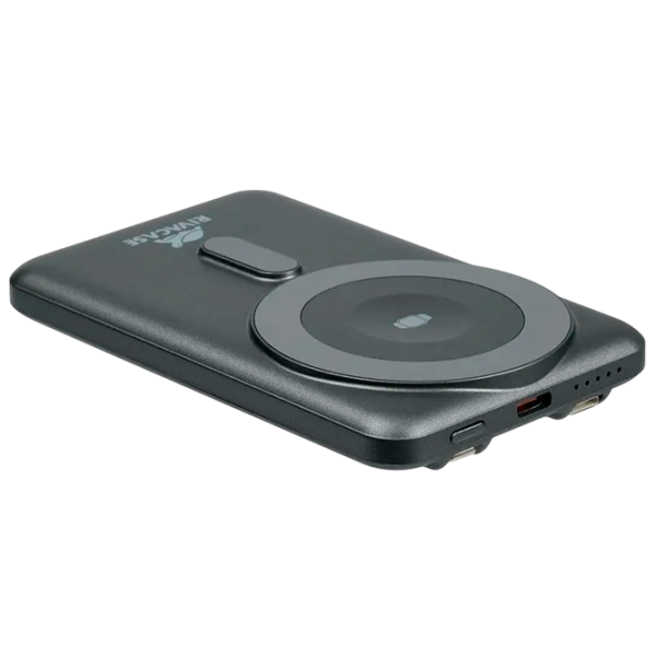 Power Bank RivaCase VA2607 5000 mAh / 22.5 W / Black photo 4