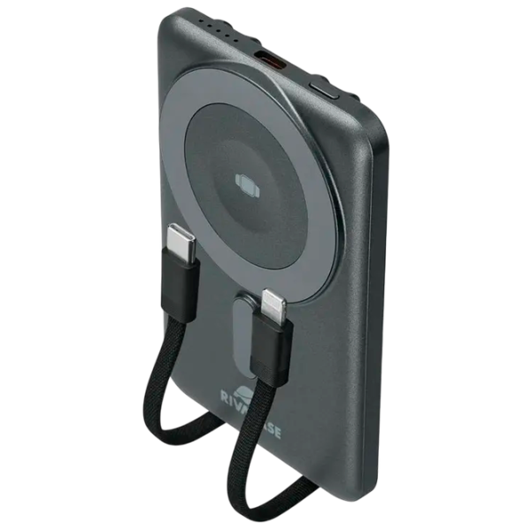 Power Bank RivaCase VA2607 5000 mAh / 22.5 W / Black photo 9