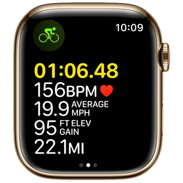 Apple Watch Series 7 45 mm Gold/ Dark Cherry Sport photo 5