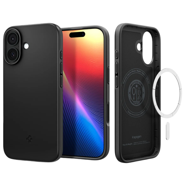 Husă pentru smartphone iPhone 17 MagSafe Back / TPU / Black photo 2