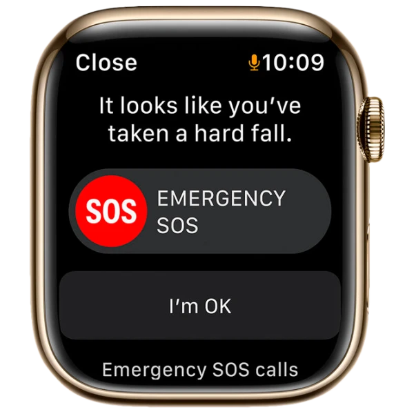 Apple Watch Series 7 45 mm Gold/ Dark Cherry Sport photo 6