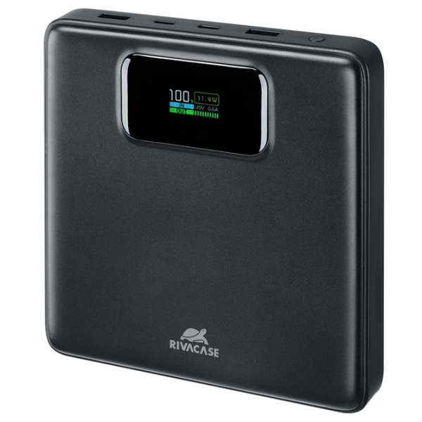 Power Bank RivaCase VA1091 25800 mAh / 100 W / Black photo 7