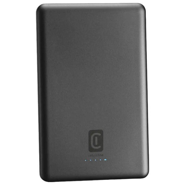 Power Bank Cellularline Mag Lite 5000 5000 mAh / 7.5 W / Gray photo 1