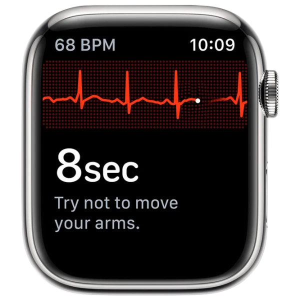 Apple Watch Series 7 45 mm Silver/ Starlight Sport Band photo 5
