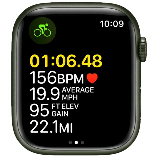 Apple Watch Series 7 45 mm Green/ Clover Sport photo 3